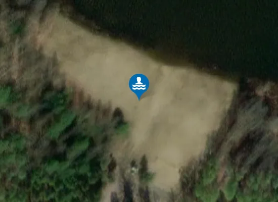 Satellite image of Pyykösjärven uimaranta