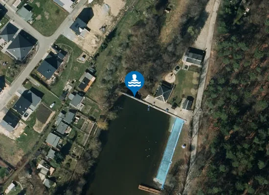 Satellite image of NATURBAD TRIEBES