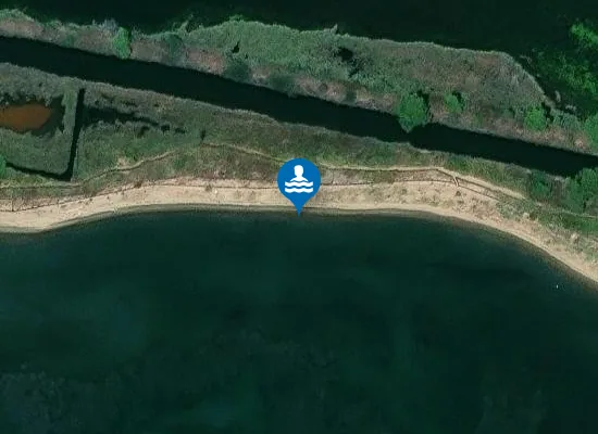 Satellite image of Plage des Salins