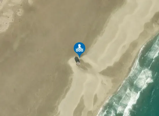 Satellite image of Plage du Créneau Naturel - Poste de secours n° 4