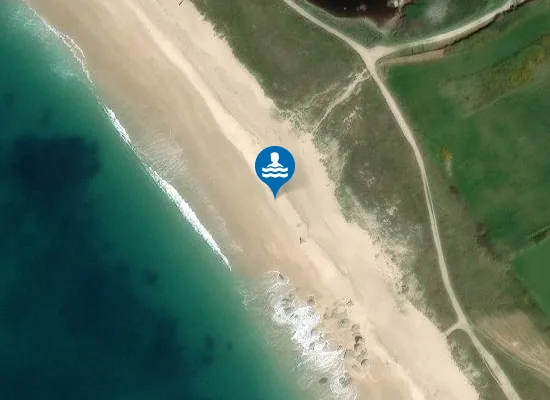 Satellite image of Plage de Kerannouat