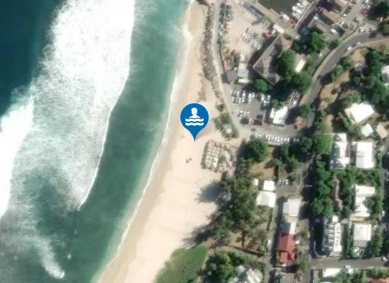 Satellite image of Les Brisants