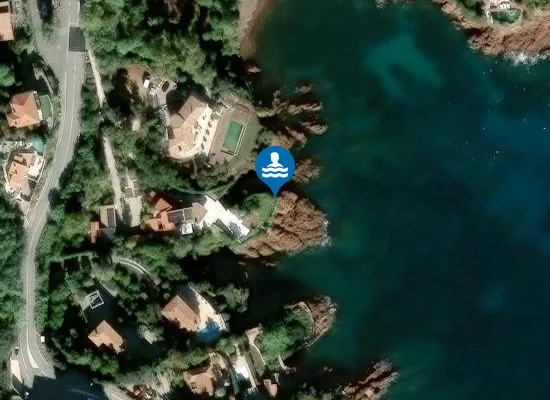 Satellite image of Pointe Notre-Dame