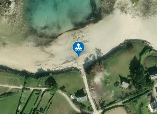 Satellite image of Pors ar Vil