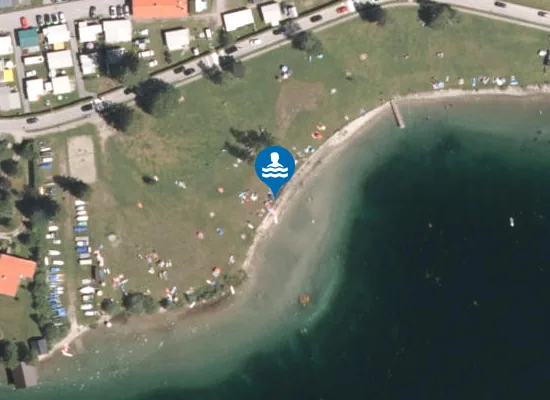Satellite view of PLANSEE, CAMPINGPLATZ