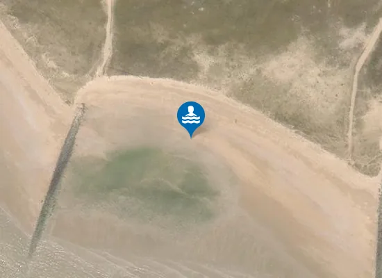 Satellite image of Plage de la Pointe