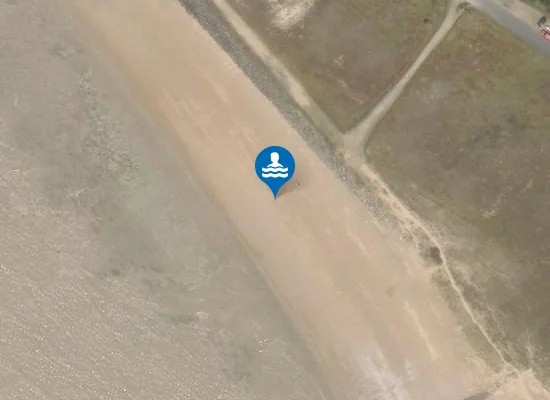 Satellite image of Plage de la Batterie