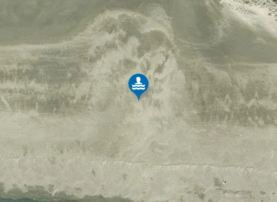 Satellite image of Plage Est