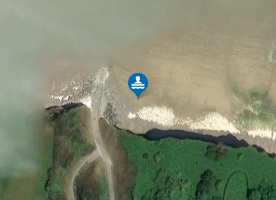 Satellite image of Plage du Petit Ailly