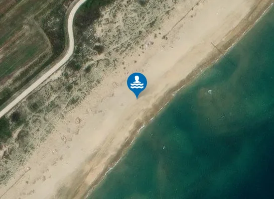 Satellite image of Plage Jalabert