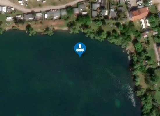 Satellite image of CAMPINGOASE KUEHNHAUSEN KLEINER BAGGERSEE