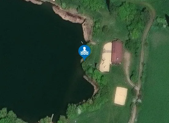 Satellite image of KIESGRUBE LEUBINGEN