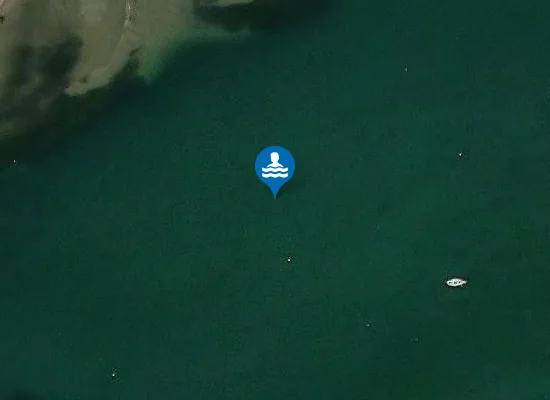 Satellite image of Plage du Grazel