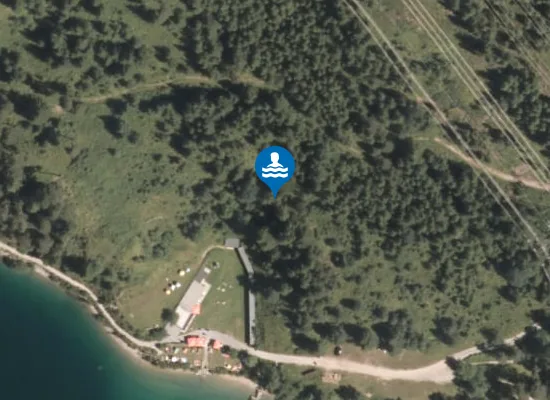 Satellite view of URISEE, BADEANSTALT