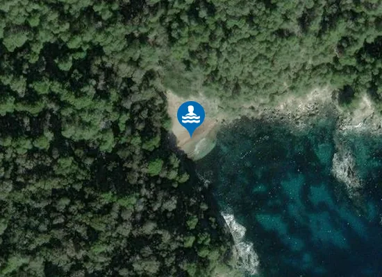 Satellite image of Plage du Pontillon