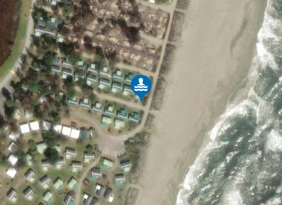 Satellite image of Plage de Padulone