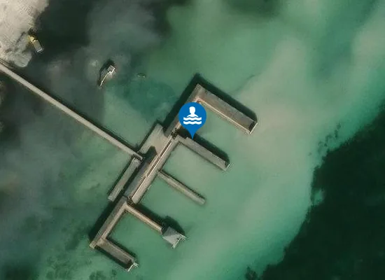 Satellite image of DRAGØR SØBAD, NORD