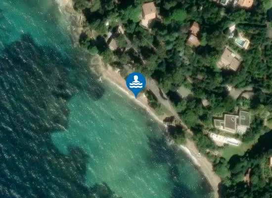 Satellite image of Plage du Cap Nègre