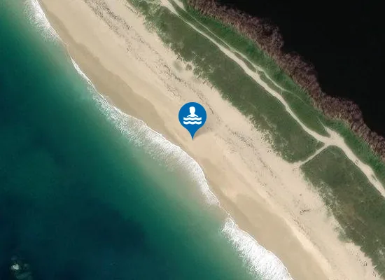 Satellite image of Plage naturiste Phoenix