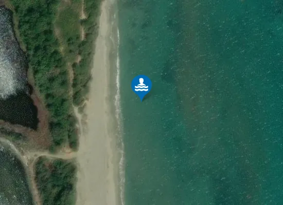 Satellite image of Plage de Tallone