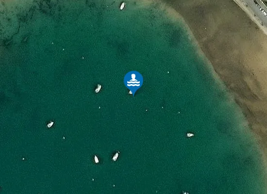 Satellite image of Plage de Solidor