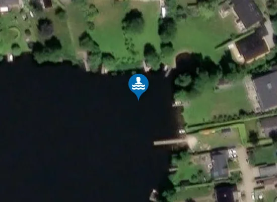 Satellite image of THORSØBADET