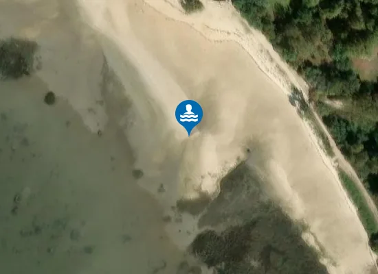 Satellite image of Plage de Suzette