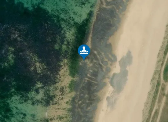 Satellite image of Plage du platé