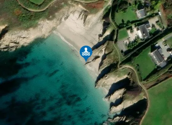 Satellite image of Plage du Bilou