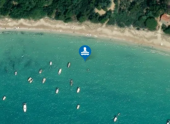 Satellite image of Plage du  Grand Jardin