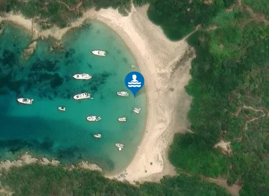 Satellite image of Cala di Conca