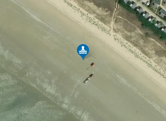 Satellite image of Plage des Sables d'Or