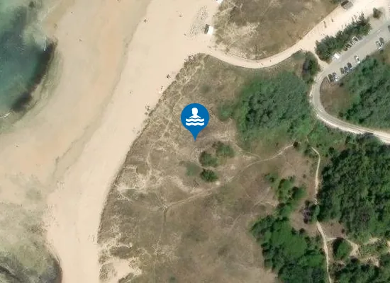 Satellite image of Plage des Sables Vignier