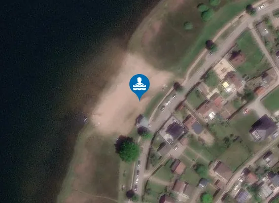 Satellite image of Plage des Américains