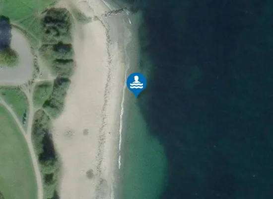 Satellite image of MOESGÅRD STRAND