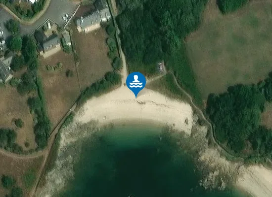 Satellite image of Plage de Kermingham