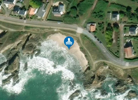 Satellite image of Plage du pavillon