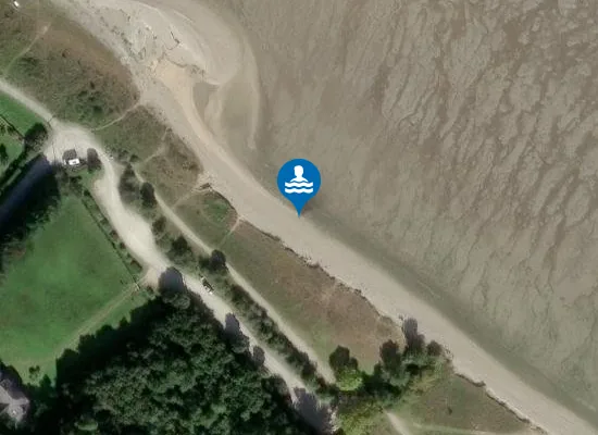 Satellite image of Plage de Men-Armor