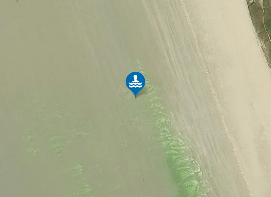 Satellite image of Plage de Lestrevet