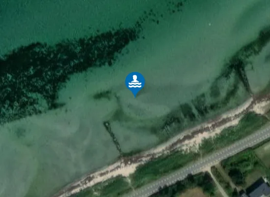 Satellite image of HAVNSØ STRAND, ØST