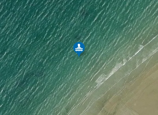 Satellite image of Plage du Ris