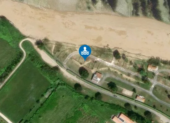 Satellite image of Plage de Soubregeon