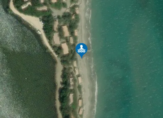 Satellite image of Plage naturiste de Riva Bella