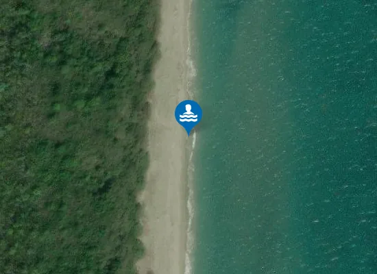Satellite image of nudist beach official