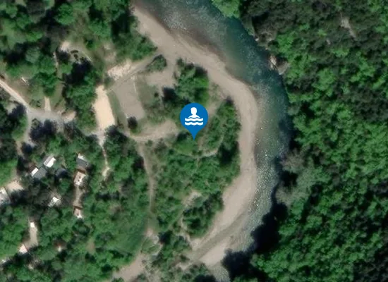 Satellite image of Plage Mésange