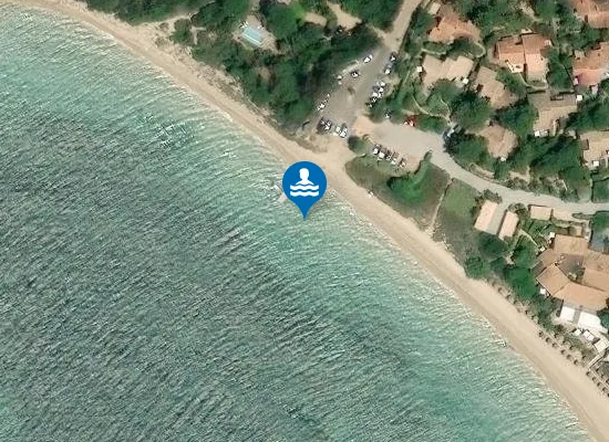 Satellite image of Plage du Benedettu