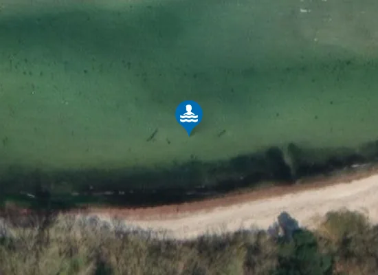 Satellite image of HOEVE STRAND VED SKOVEN