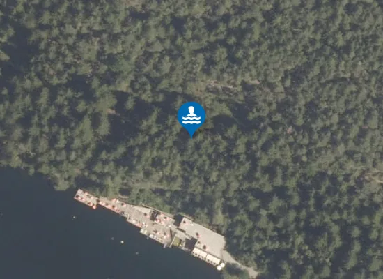 Satellite view of PIBURGER SEE, STRANDBAD