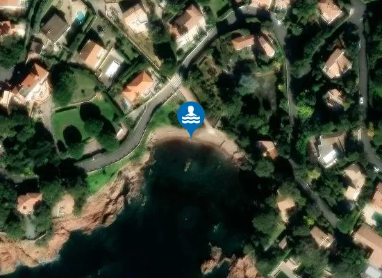 Satellite image of Plage de Santa-Lucia