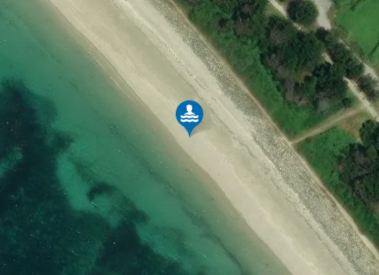 Satellite image of Plage de Kerneuc